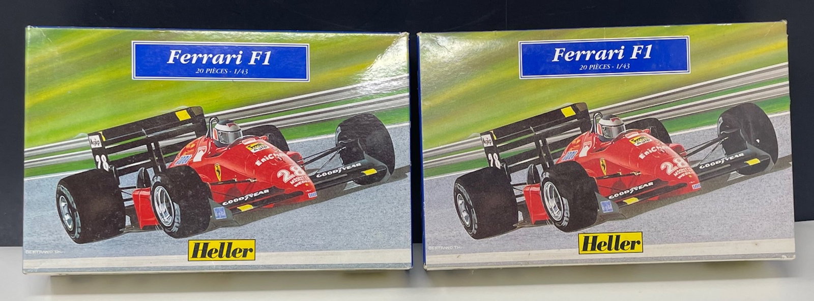 1987 Ferrari F187 Formula 1, Heller, France, 1/43 Scale, Mint Condition: Description: 1987 Ferrari F187 Formula 1, Heller, France, 1/43 Scale, Mint Condition