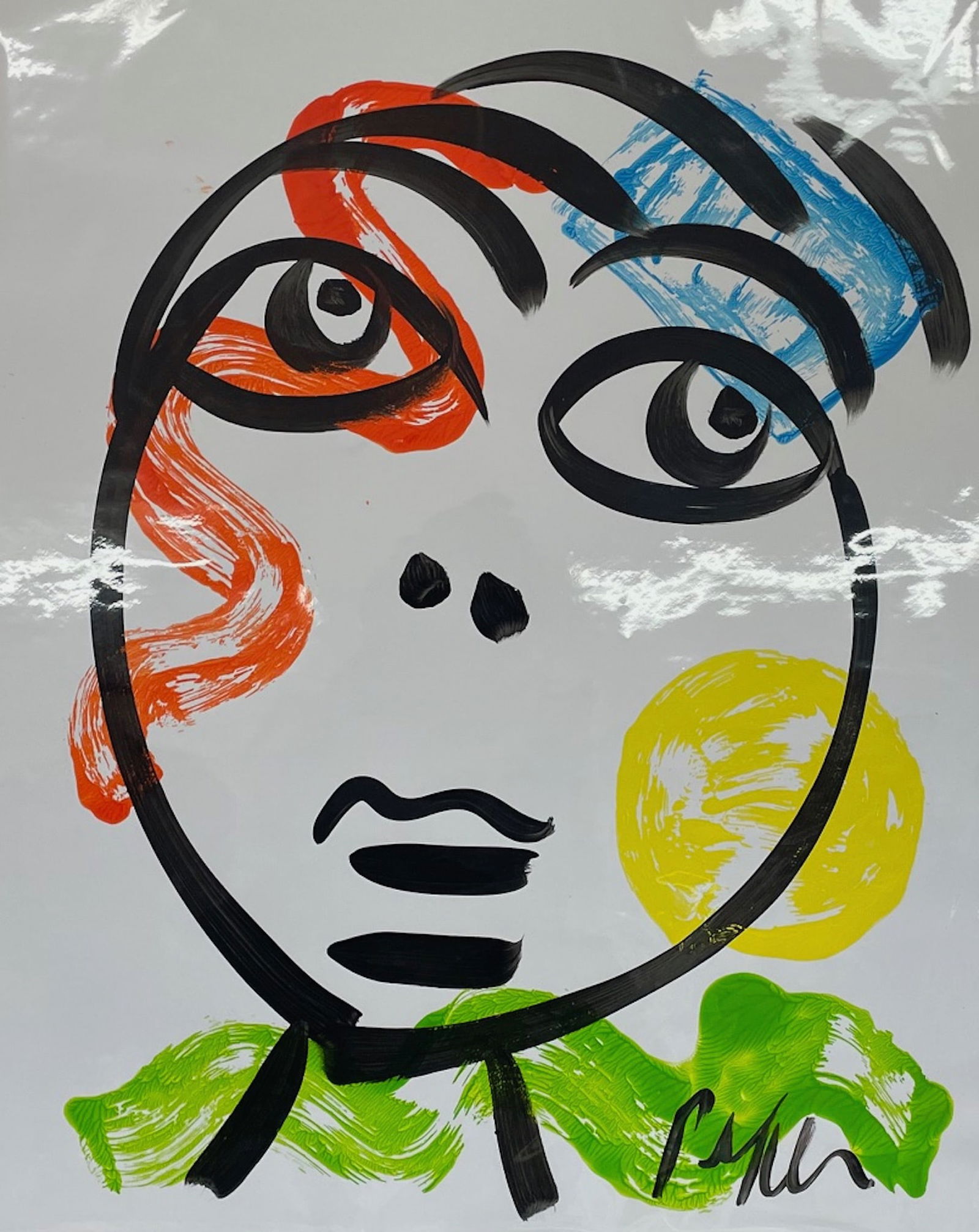 Peter Keil Oil on Acrylic Painting: Description: Peter Keil Oil on Acrylic Painting; Measurment Approximate: 28”l x 22”w