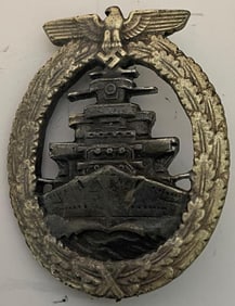 WWII German High Seas Fleet Badge by C. Schwerin