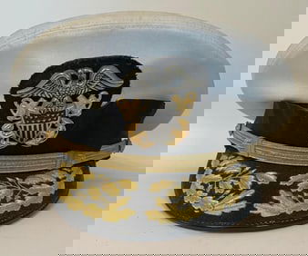 WWII US Navy Officer Hat