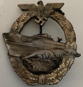 WWII German Kriegsmarine S-Boat Badge