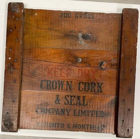 Crown Cork & Seal Company Limited Wooden Sign