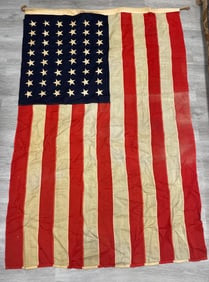 Vintage US Flag 48 Stars 4 X 7 FT.