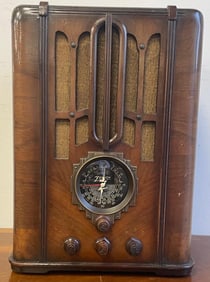 1936 Zenith 5-S-29 Wood Tube Tombstone Radio w/SW Professionally Restored & Works
