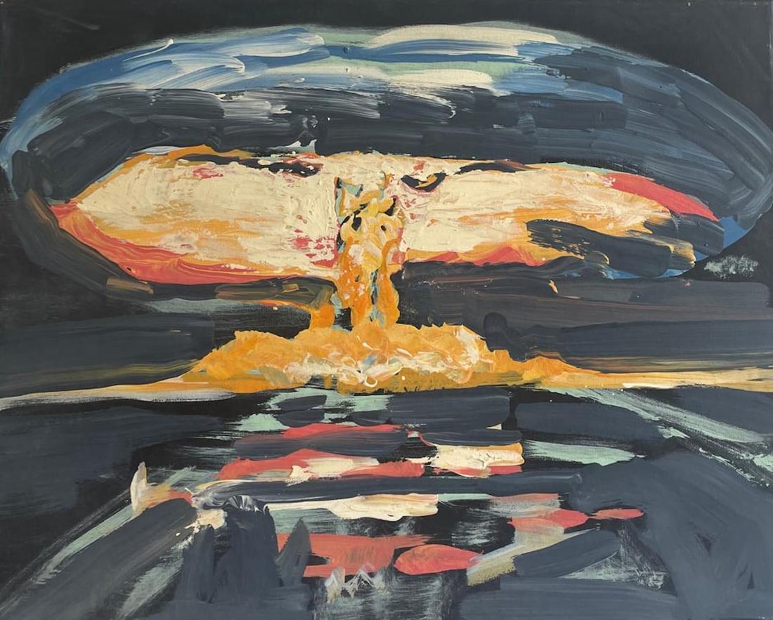 Ron Scott Sippel Pop Abstract Art Oil Painting on Canvas: Description: Ron Scott Sippel Pop Abstract Art Oil Painting on Canvas; Measurement approximate: 24" x 18"; Material: Oil on Canvas; NO RESERVE