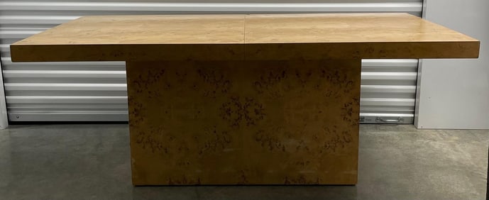 Milo Baughman Mid Century Modern Table: 36 L X 30 H X 38 W