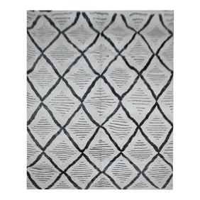 Handmade Bamboo Silk Rug. 9/12 Feet