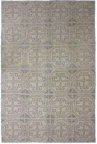 Hand-Knotted Kilim - 6'10" x 10'