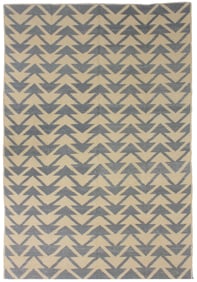 Hand Knotted Modern Design Kilim - 9'11" X 6'7"