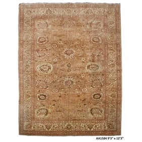 Handmade Afghan Chobi Rug. 9'3" X 12'3"