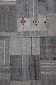 Handmade Vintage Patchwork Rug. 8'3" x 12'6"