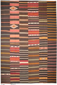 Handmade Vintage Patchwork Kilim Rug 11'7" x 14'7"