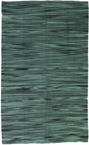 Handmade Vintage Patchwork Kilim Rug. 5'10 x 9'"