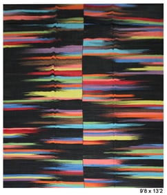 Handmade Vintage Patchwork Kilim Rug. 9'8" x 13'2"