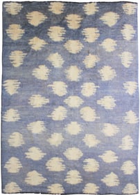 Hand Knotted Ikat Rug - 8'3" X 10'