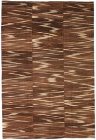 Handmade Vintage Patchwork Rug. 6'5" x 9'