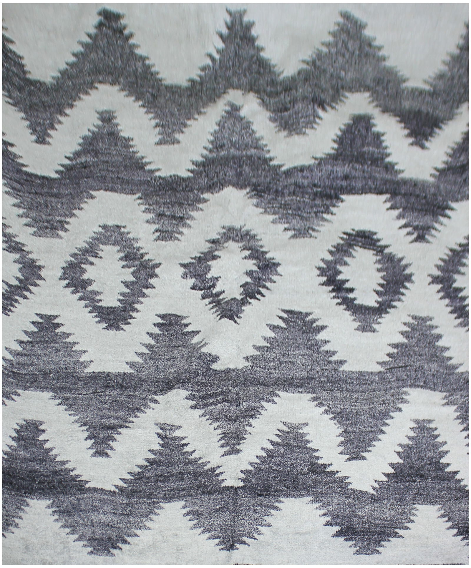 Handmade Bamboo Silk Rug 8 x 10 feet: A beautiful handmade environmentally friendly Bamboo silk rug, with a geometric design is made of 75% bamboo silk and 25% cotton. The outstanding design, and very popular colors make this piece an eye