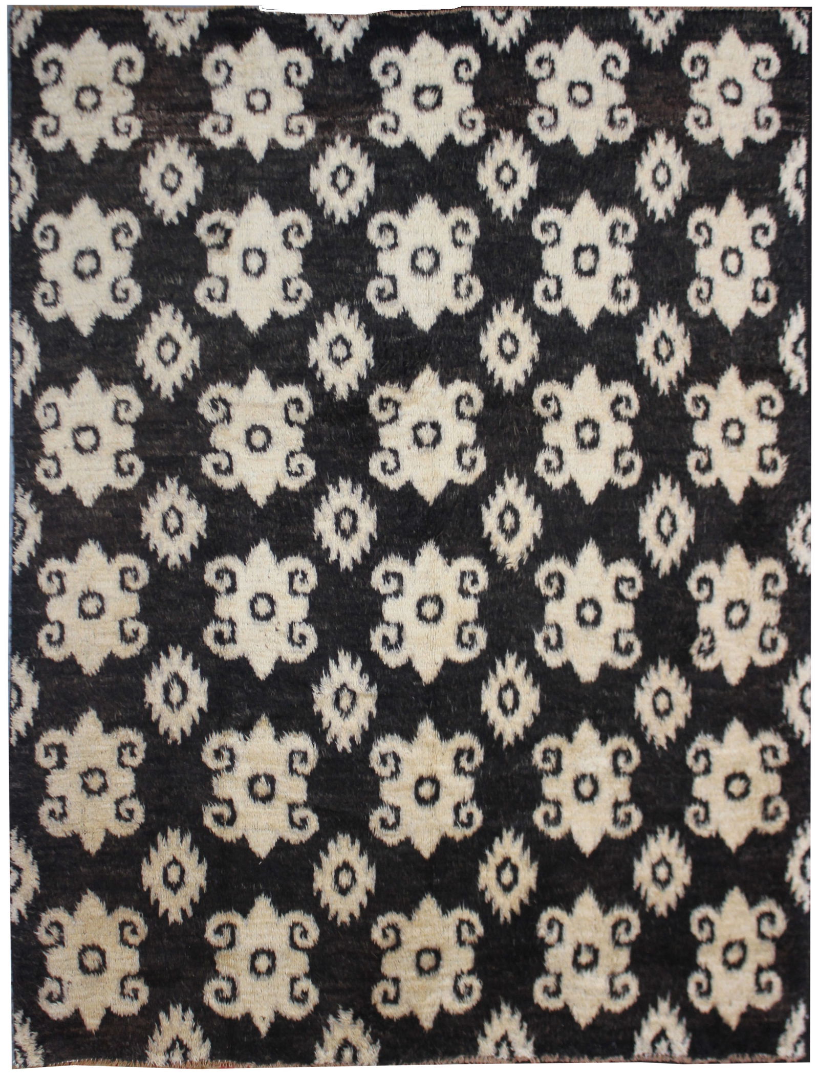 Hand Knotted Ikat Rug - 8'3" X 9'2" (1 of 4)