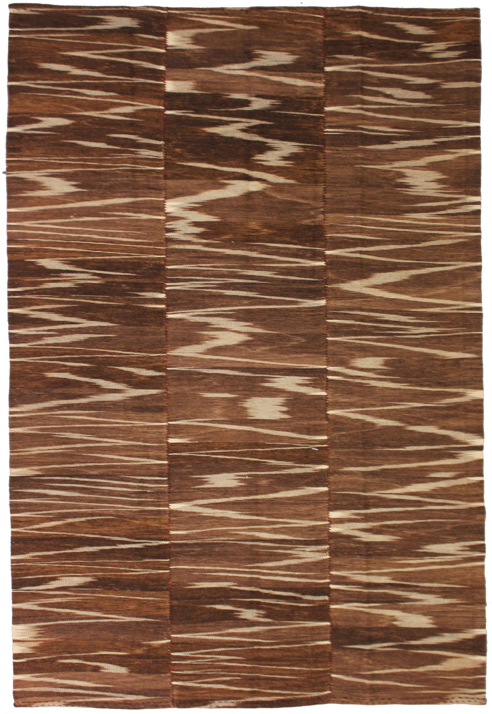 Handmade Vintage Patchwork Rug. 6'5" x 9' (1 of 4)