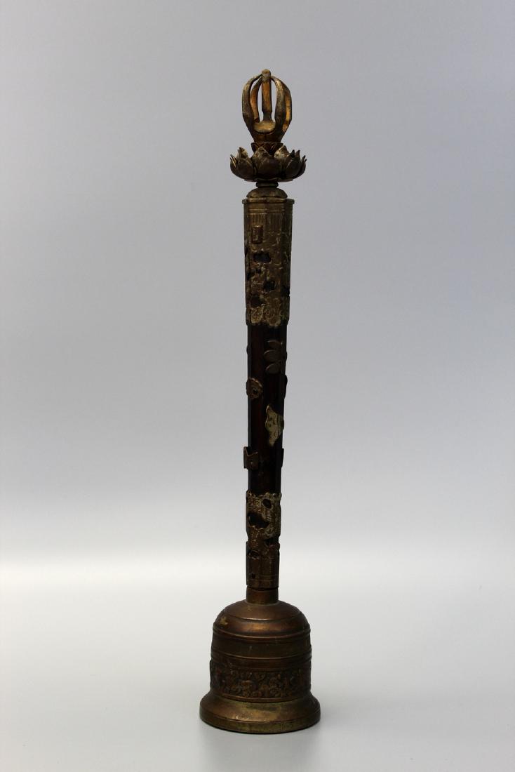 Tibetan bronze bell. (1 of 4)