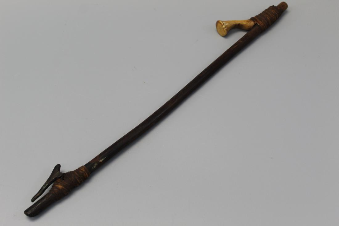 Antique spear thrower, pre-Columbian. (1 of 3)