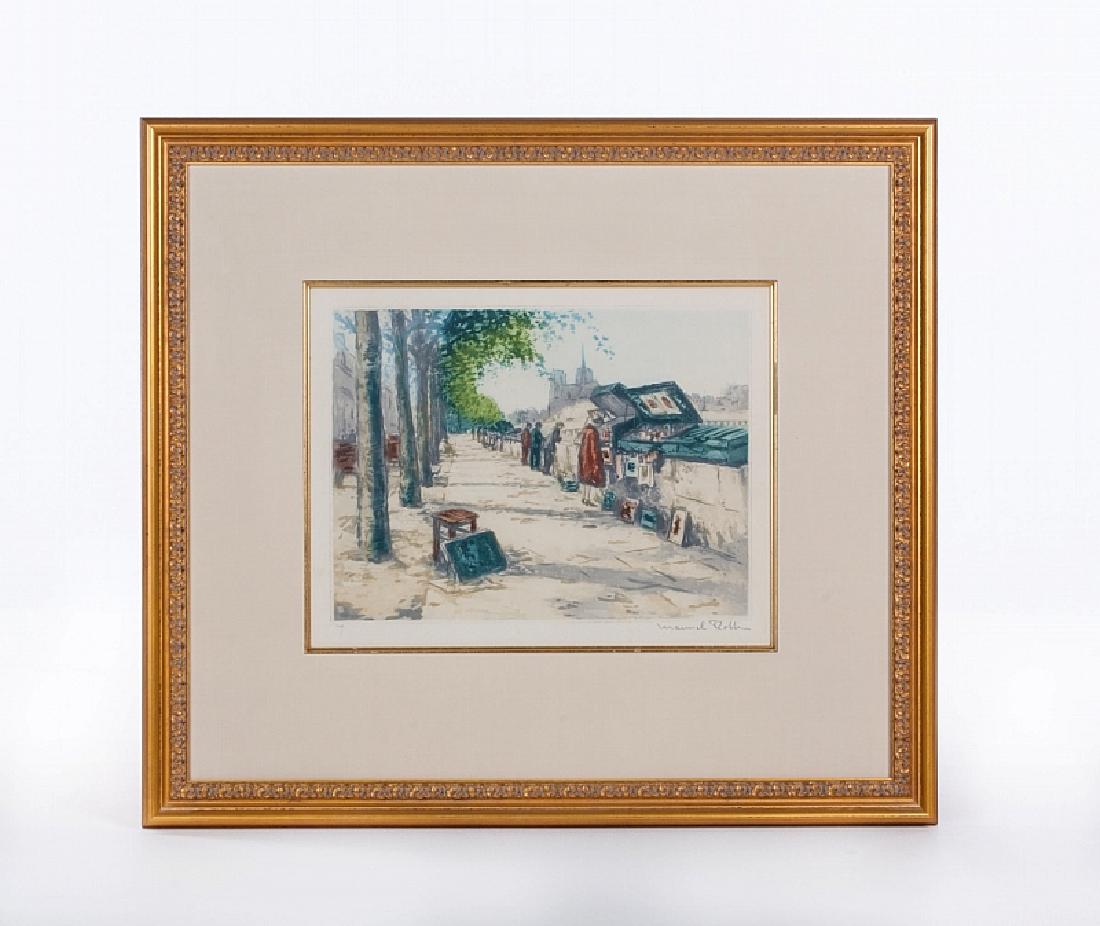 MANUEL ROBBE (1872-1936) AQUATINT PENCIL SIGNED (1 of 5)