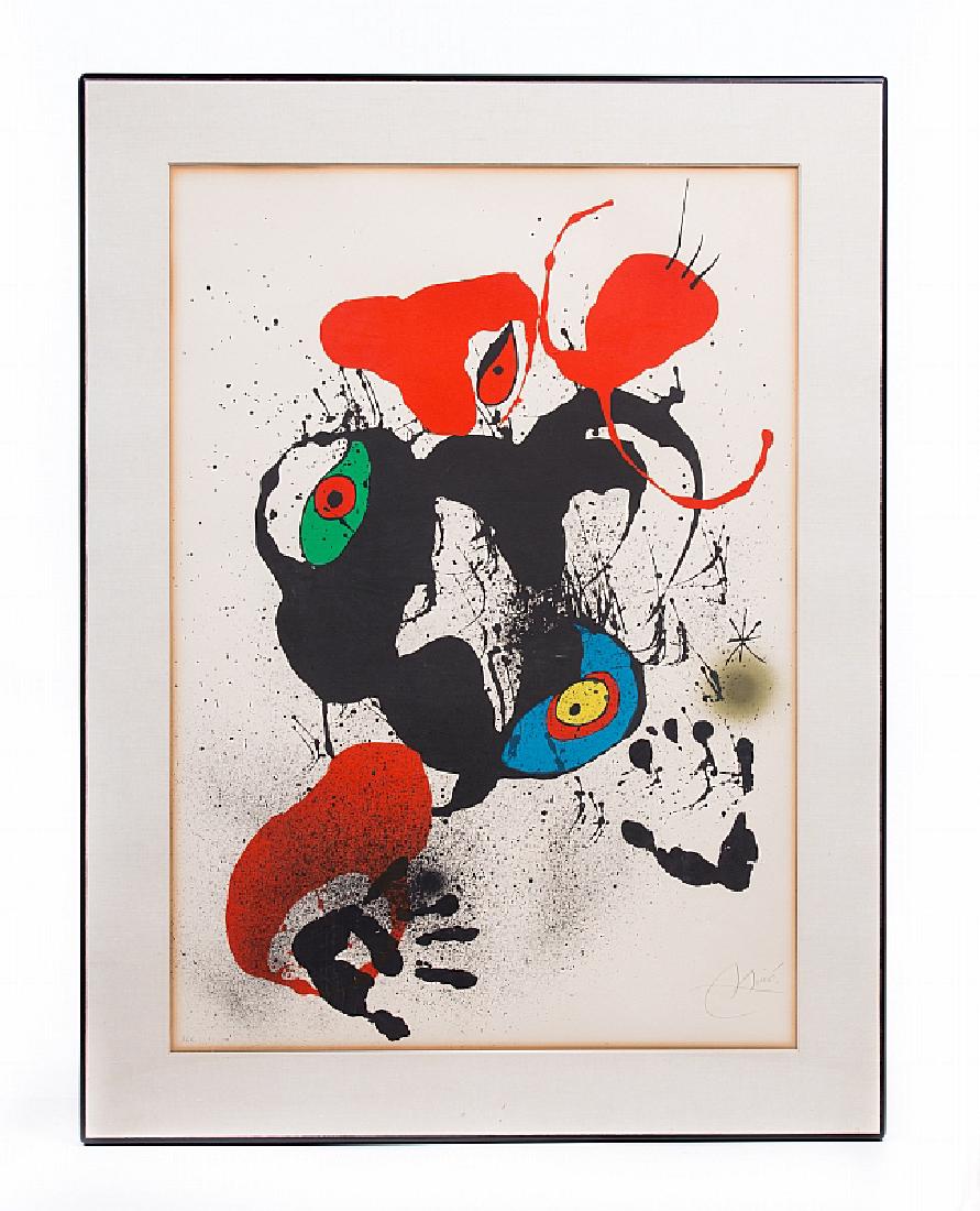JOAN MIRO (1893-1983) ELFOFOGAINER LITHO (1 of 4)
