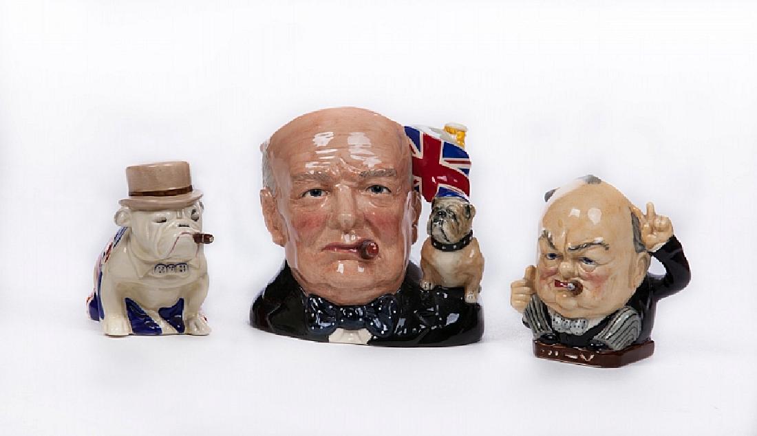 LOT OF THREE (3)  PORCELAIN  FIGURAL PIECES (1 of 7)