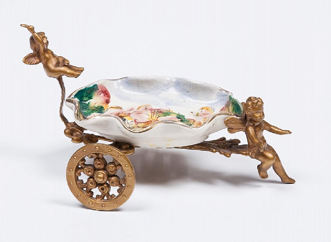 CAPODIMONTE FIGURAL CANDY TRAY (1 of 4)