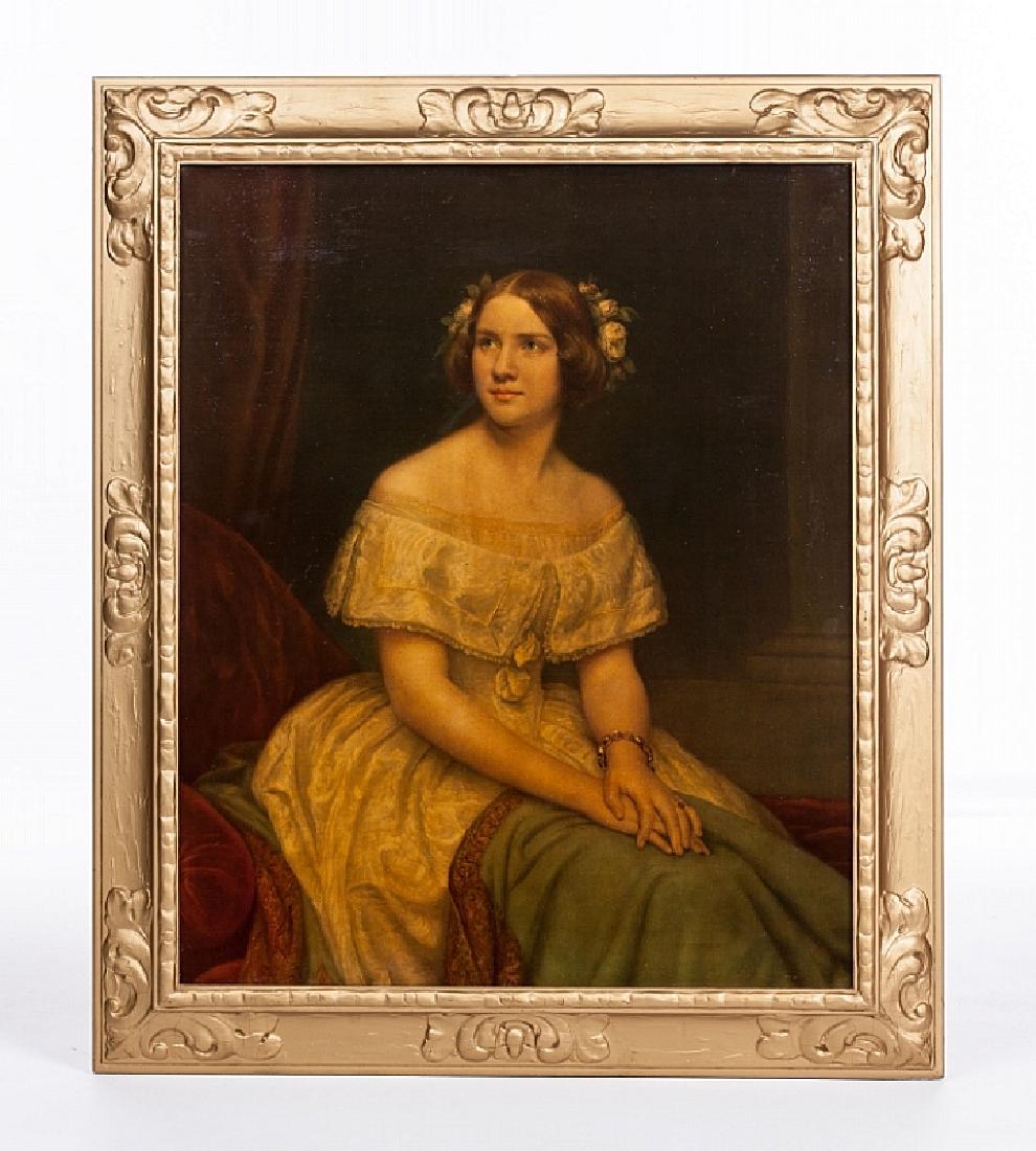 MAGNUS PORTRAIT OIL PAINTING ON CANVAS JENNY LIND