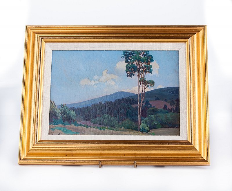 GUSTAVE CIMIOTTI OIL PAINTING SIGNED LANDSCAPE (1 of 3)