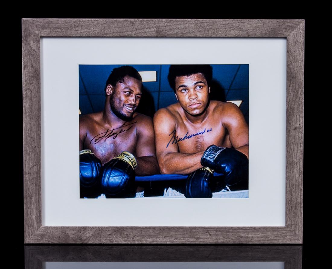 MUHAMMAD ALI & JOE FRAZIER AUTOGRAPH (1 of 4)
