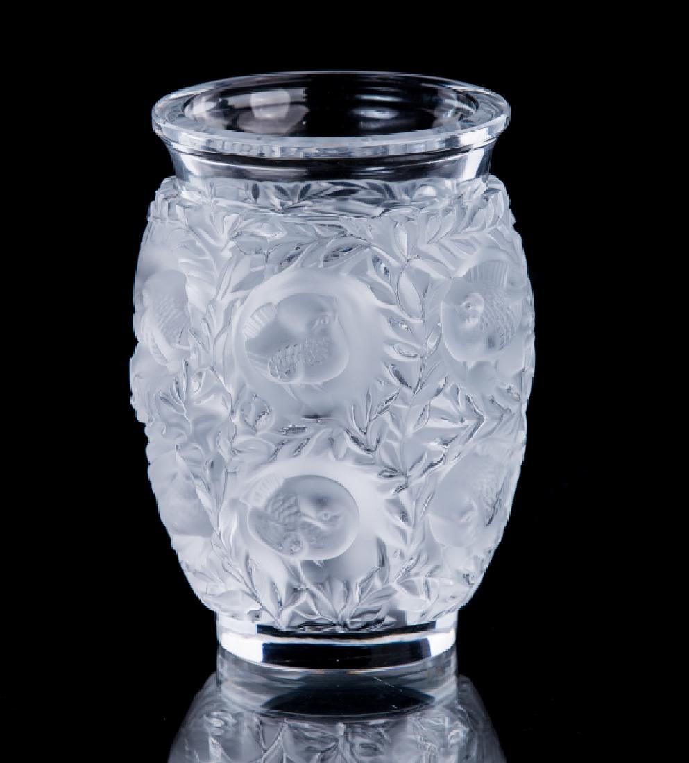 LALIQUE CRYSTAL BAGATELLE FIGURAL VASE (1 of 4)