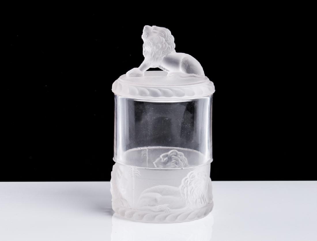 LALIQUE STYLE COVERED BOX (1 of 3)