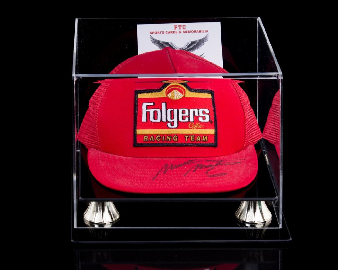Martes M. Nascar signed hat w/ case (1 of 3)