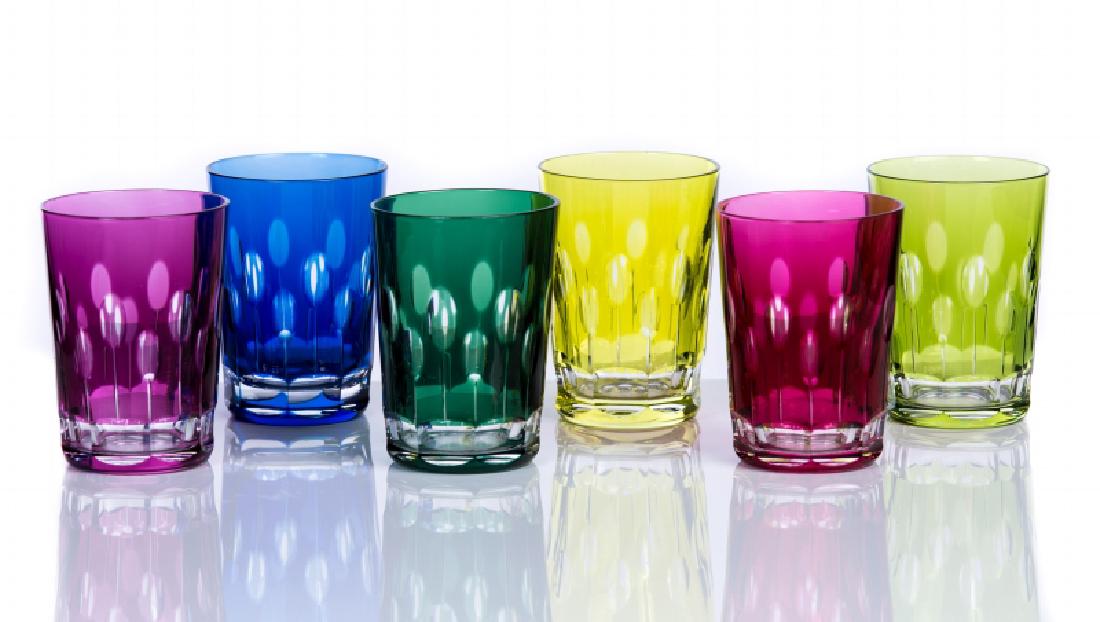 UNSIGNED BACCARAT CRYSTAL SET OF GLASSES (1 of 2)