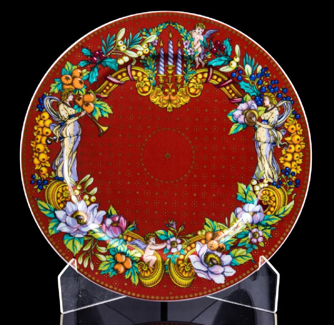 ROSENTHAL VERSACE PORCELAIN CHARGER LE REV DE NOEL (1 of 5)