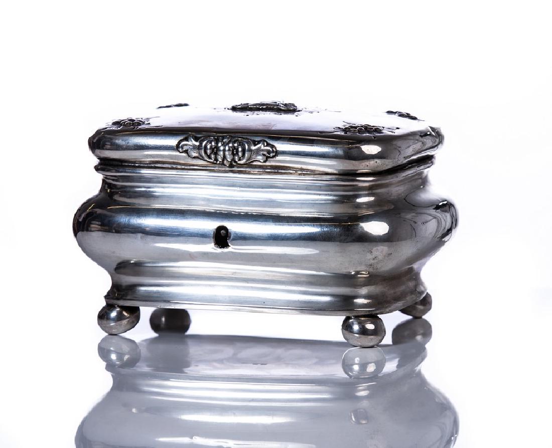 RUSSIAN SILVER COVERED BOX (1 of 4)