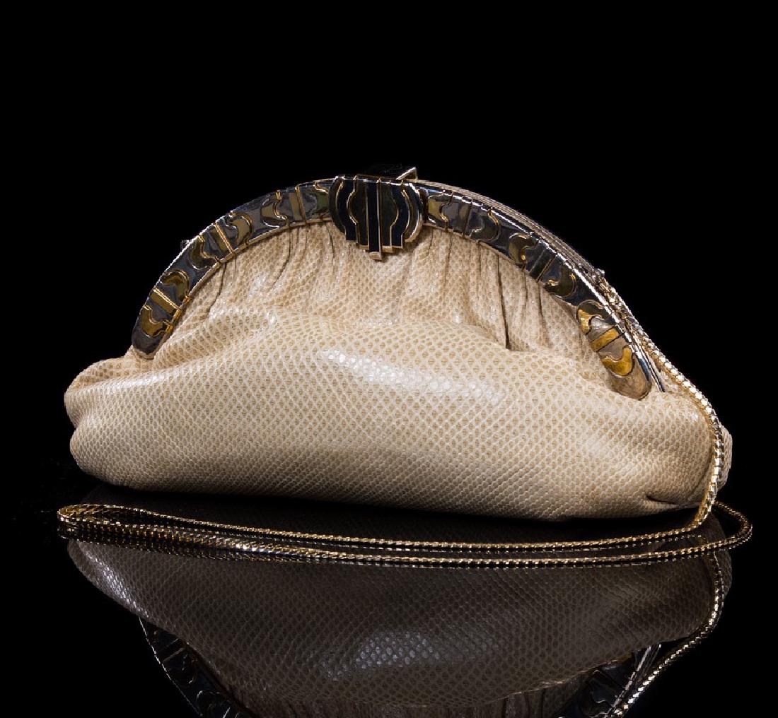 FINESSE LA MODEL REPTILE SKIN PURSE (1 of 4)