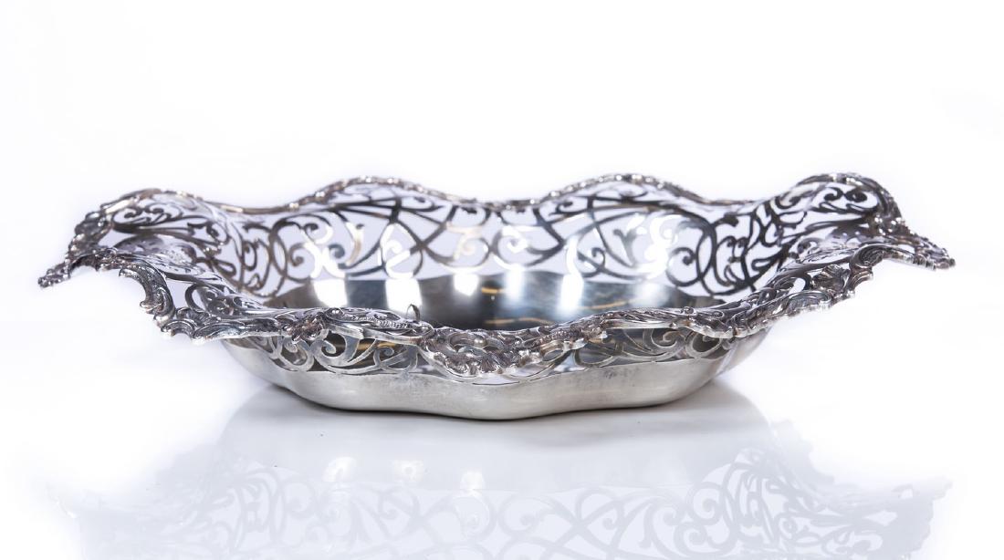 GORHAM STERLING SILVER PIERCED BOWL (1 of 3)