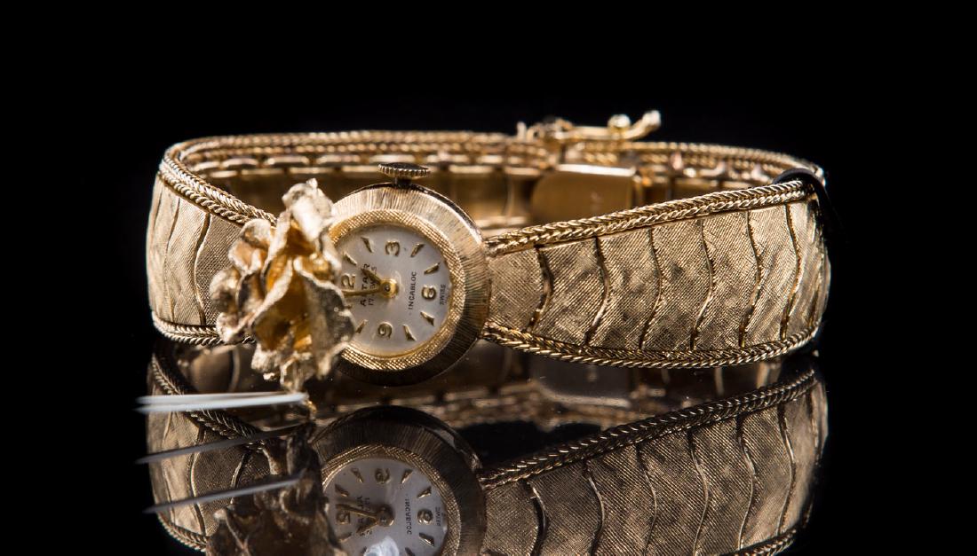 14KT YG WATCH BRACELET (1 of 4)