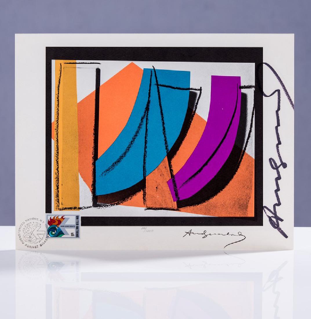 ANDY WARHOL PHOTO COLLAGE LITHOGRAPH (1 of 5)