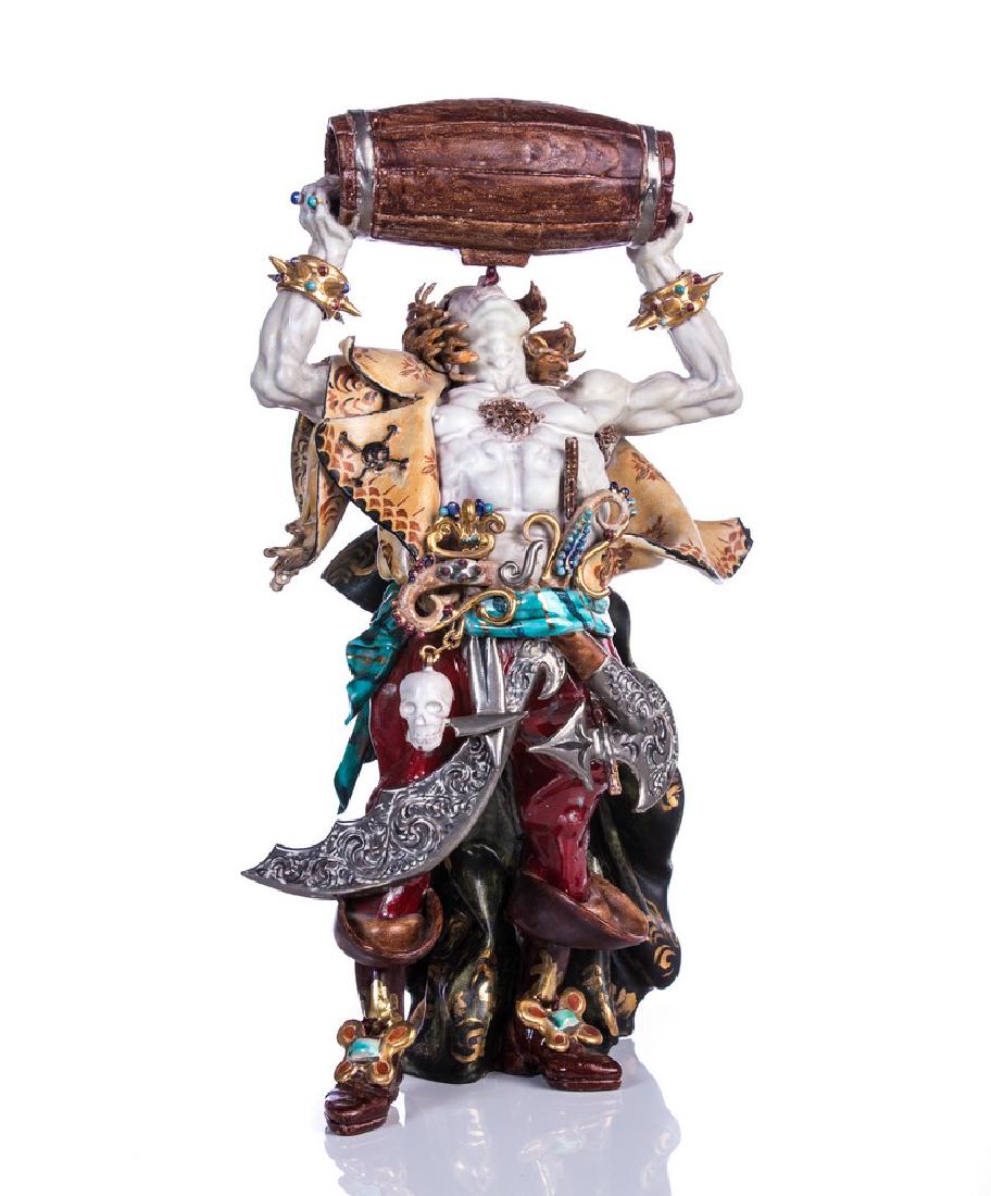 PATTARINO GERAMIC ITALIAN PIRATE FIGURE (1 of 7)