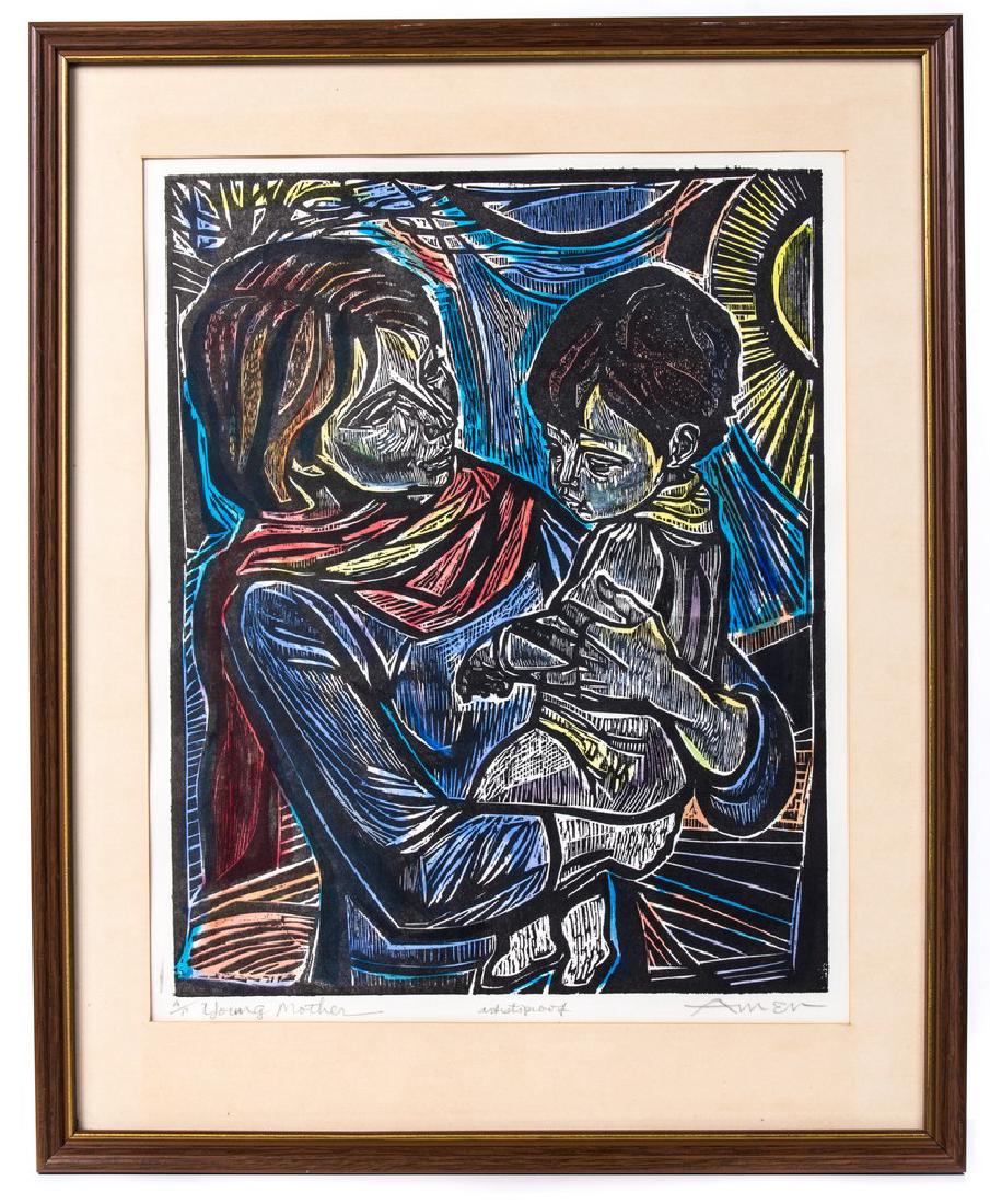 IRVING AMEN (AM 1918 - 2011) LITHOGRAPH AP (1 of 6)