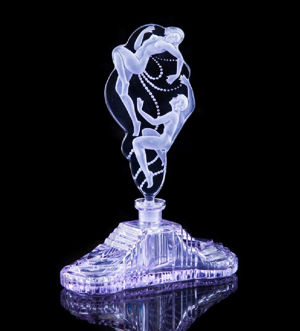 CZECHOSLOVAKIAN PERFUME FIGURAL BOTTLE (1 of 4)