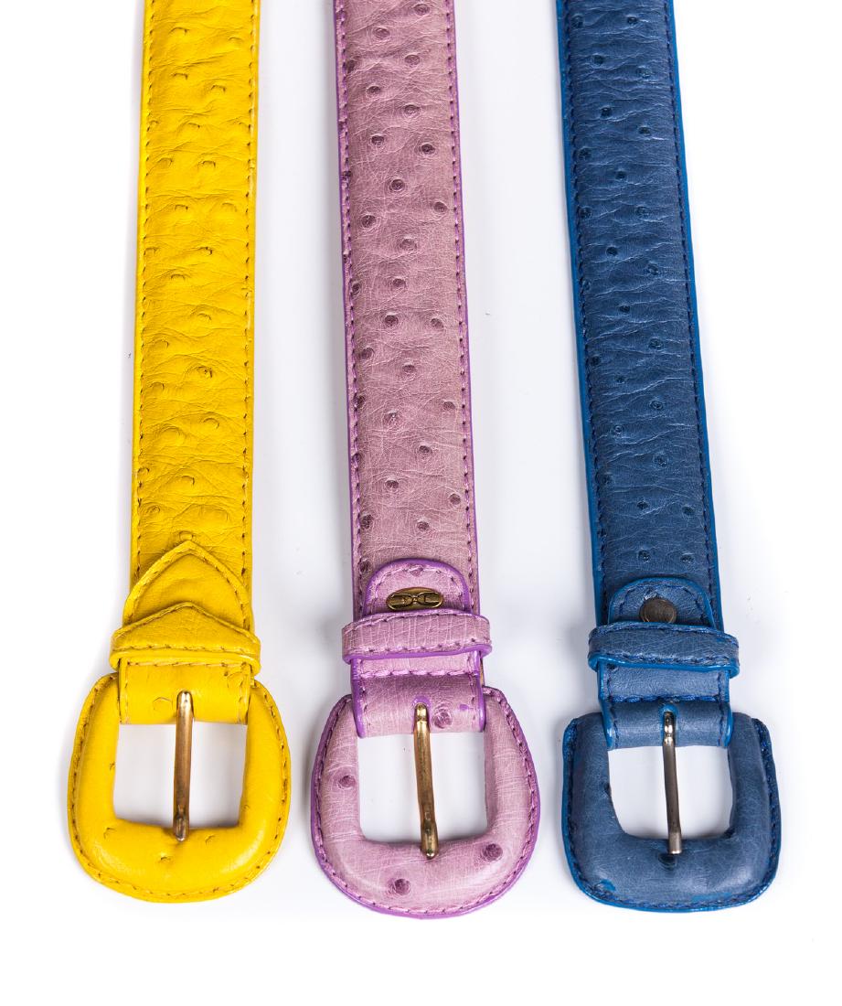 OSTRICH LADIES "TOUCHE COUTERE BELTS (1 of 4)