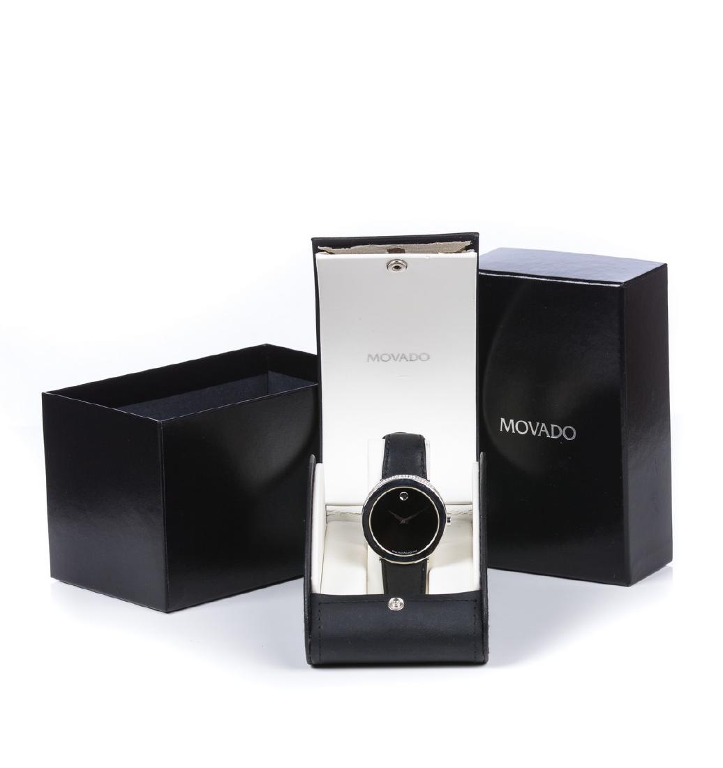 MOVADO NEW DIAMOND STAINLESS STEEL WATCH (1 of 6)