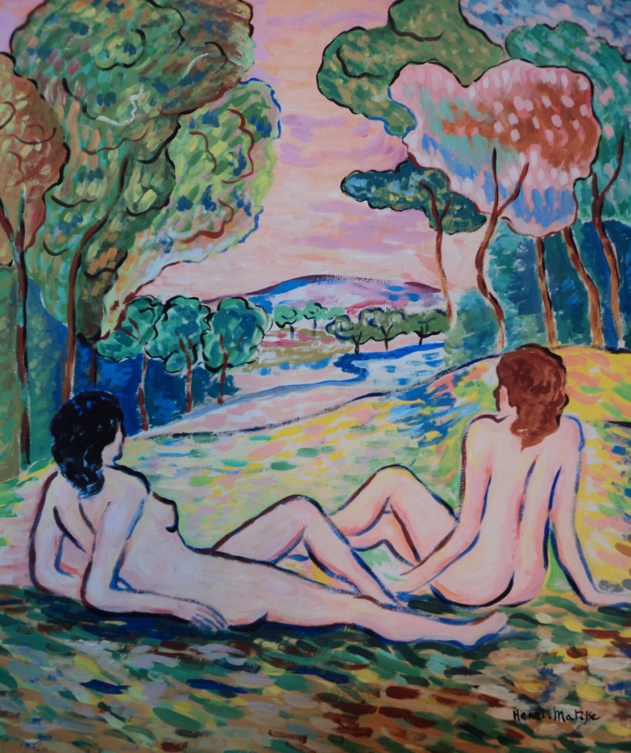 Henri Matisse (Watercolor on paper) (1 of 2)