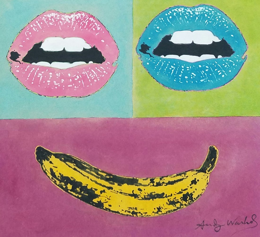 Attributed to Andy Warhol (Watercolor on paper) (1 of 1)