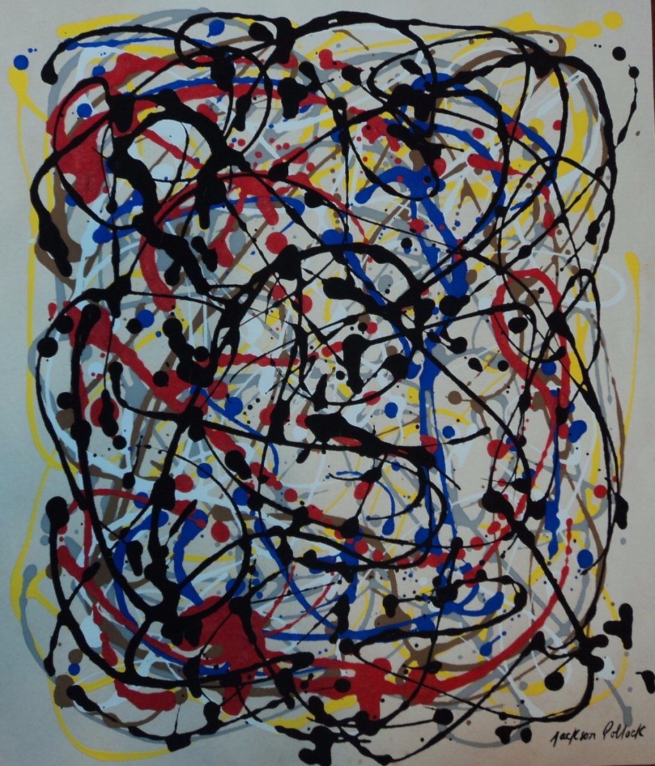 Jackson Pollock (Gouache on paper) (1 of 1)